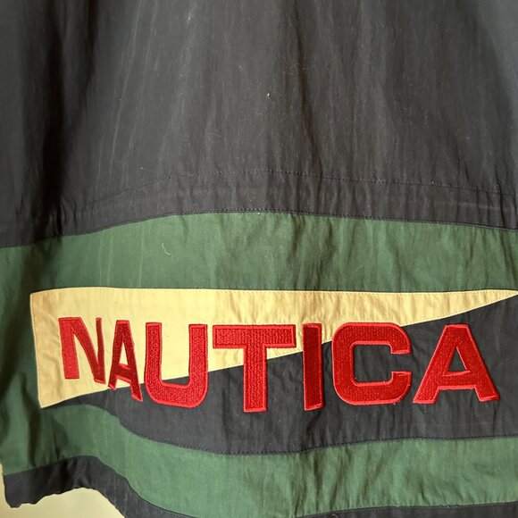 Men's Nautica Blue/Green Jacket - Picture 7 of 8